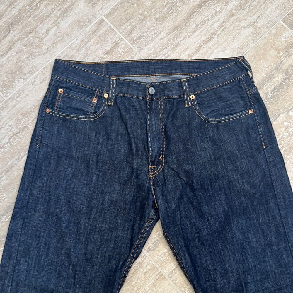 NWOT Levi’s 569’s dark denim 34 x 32 - Picture 4 of 8